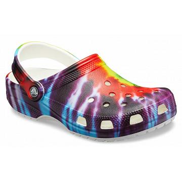 Crocs Classic Tie-Dye Graphic Klumpa Férfi Színes | HU 0804BEXC